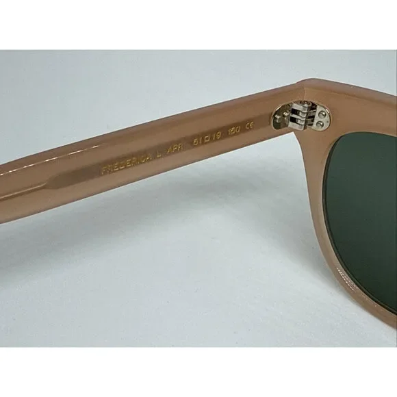Cubitts Designer Frederica Apricot Frame 51mm Sunglasses